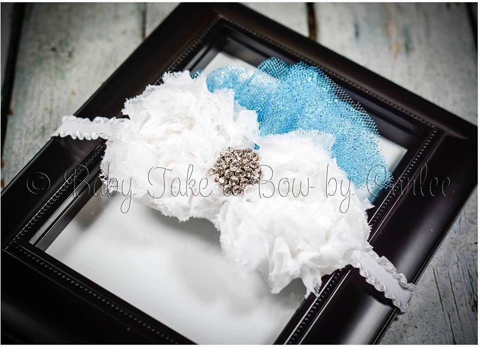 Frozen Bows ~ Elsa Inspired Bow or Headband