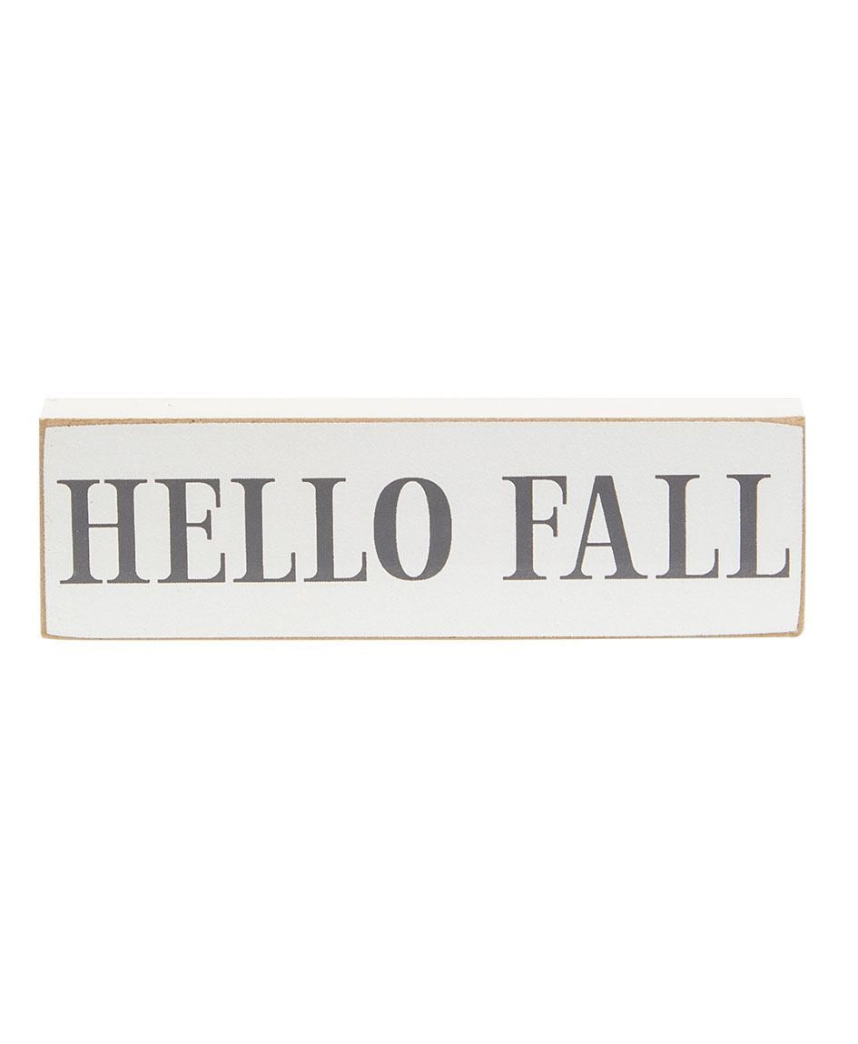 Hello Fall Skinny Block, 3 Asstd.