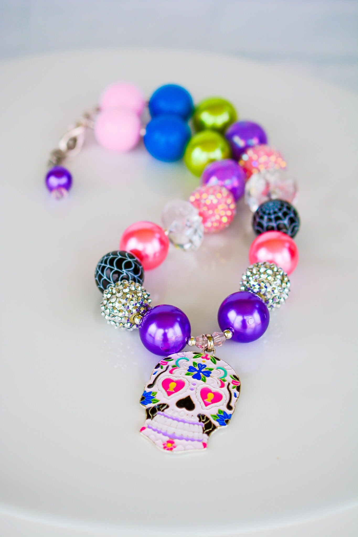 DAY of THE DEAD Halloween Necklace