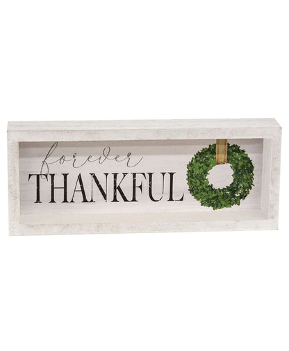 THANKFUL/BLESSED INSET Box Signs, Home Decor, Farm House Decor, Tier Tray, Tiered Tray Decor, Boxwood Wreath