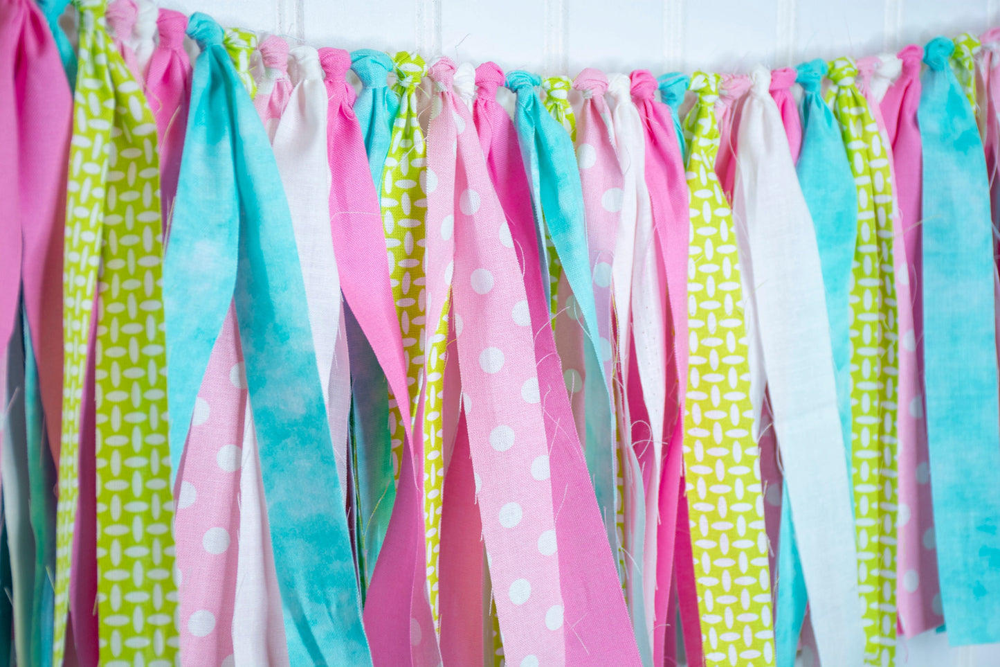 EASTER / SPRING FABRIC Garland, Spring banner, Easter banner, Spring / Easter mantel banner, Picture backdrop