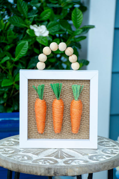 EASTER CARROT WOOD sign, shelf sitter, tiered tray, carrots, spring signs, carrot decor, home decor, shelf sign, easter decor