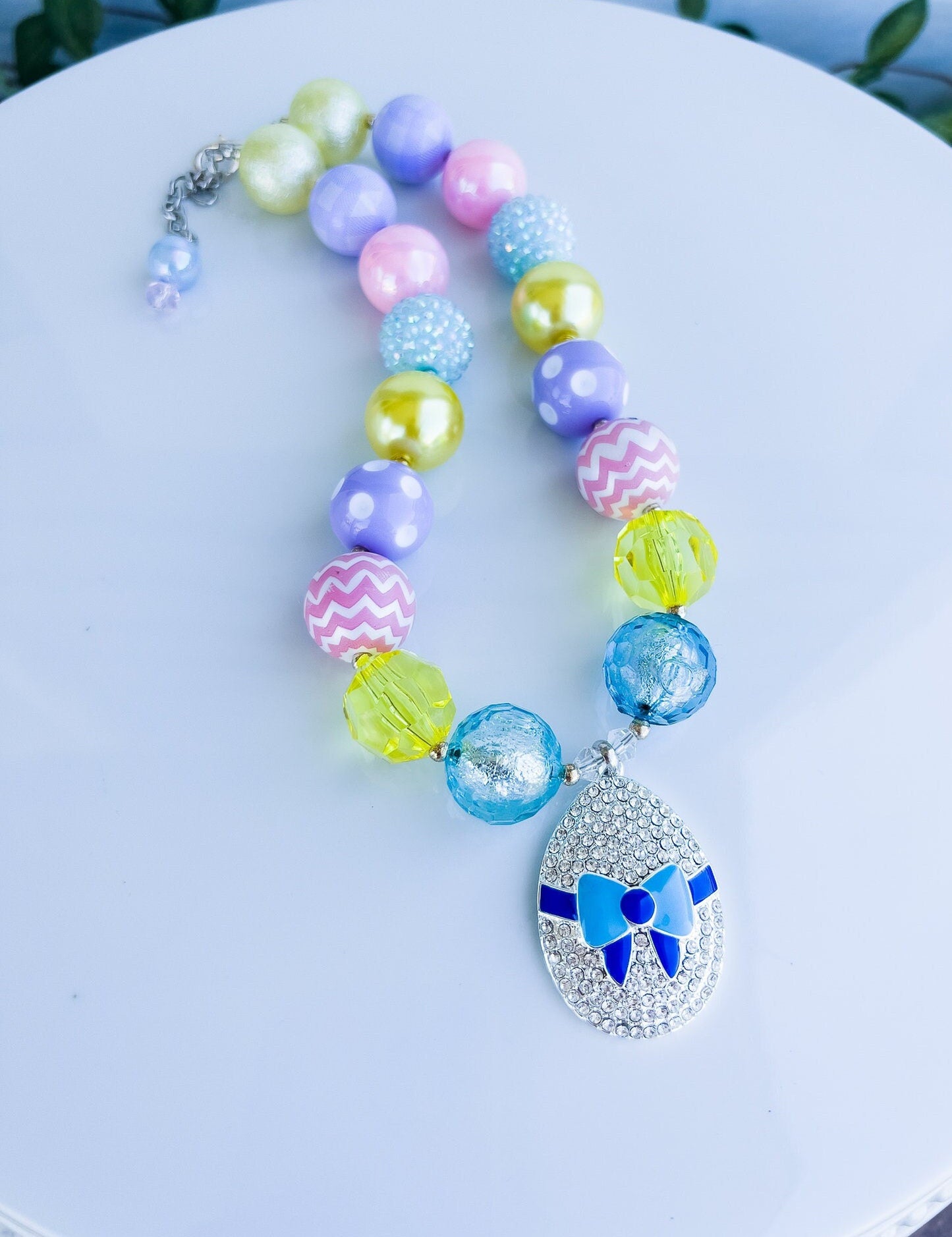 PASTEL EASTER EGG Necklace