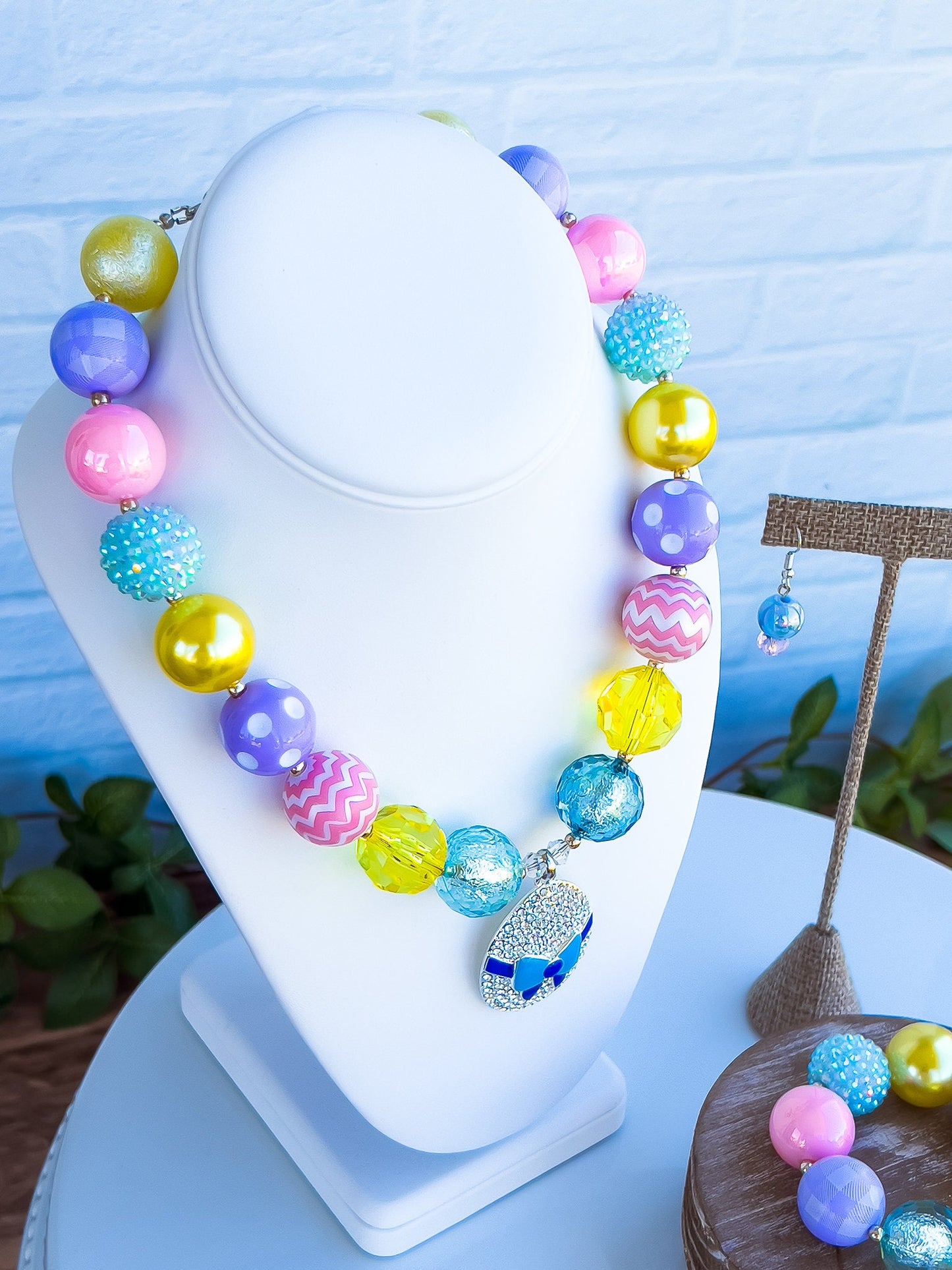 PASTEL EASTER EGG Necklace