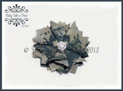 Genuine Army ACU Fabric Flower