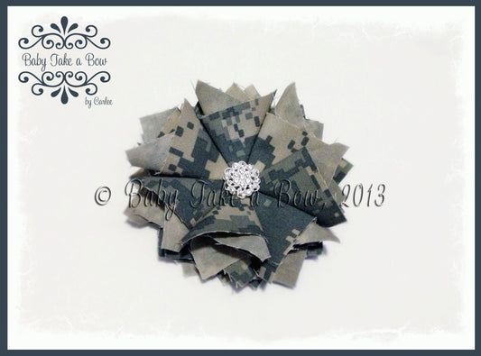 Genuine Army ACU Fabric Flower