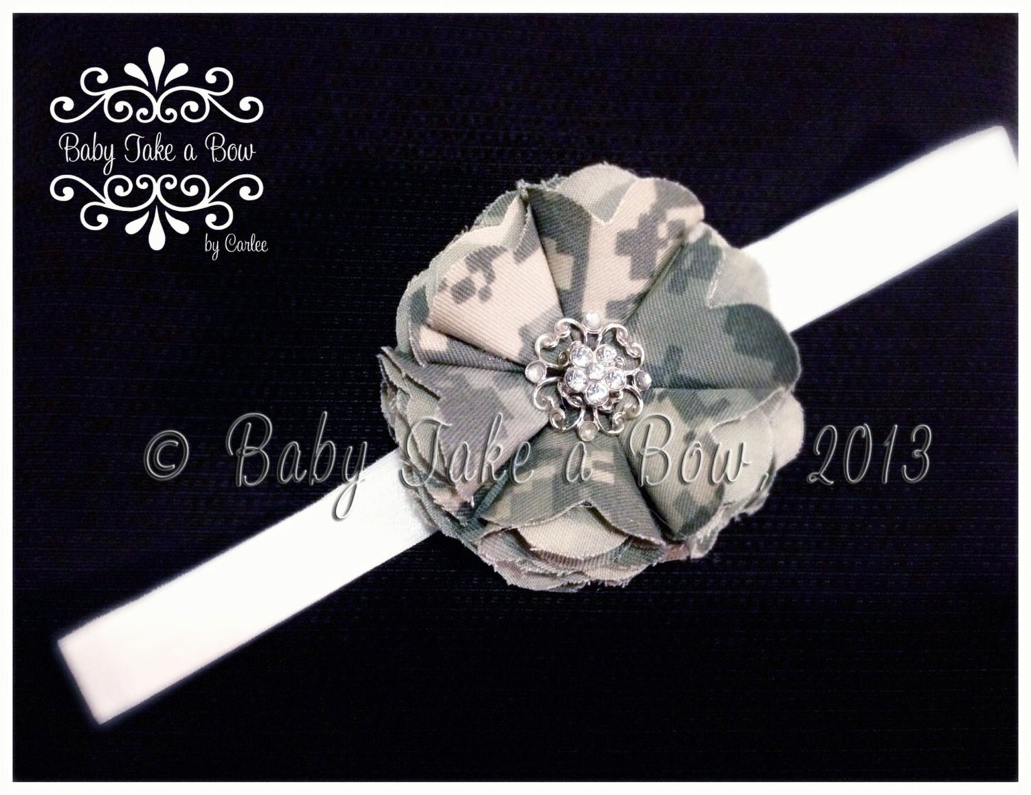 Genuine Army ACU Fabric Flower