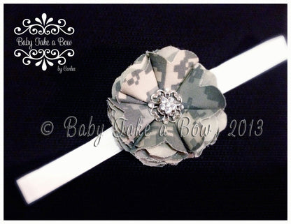 Genuine Army ACU Fabric Flower