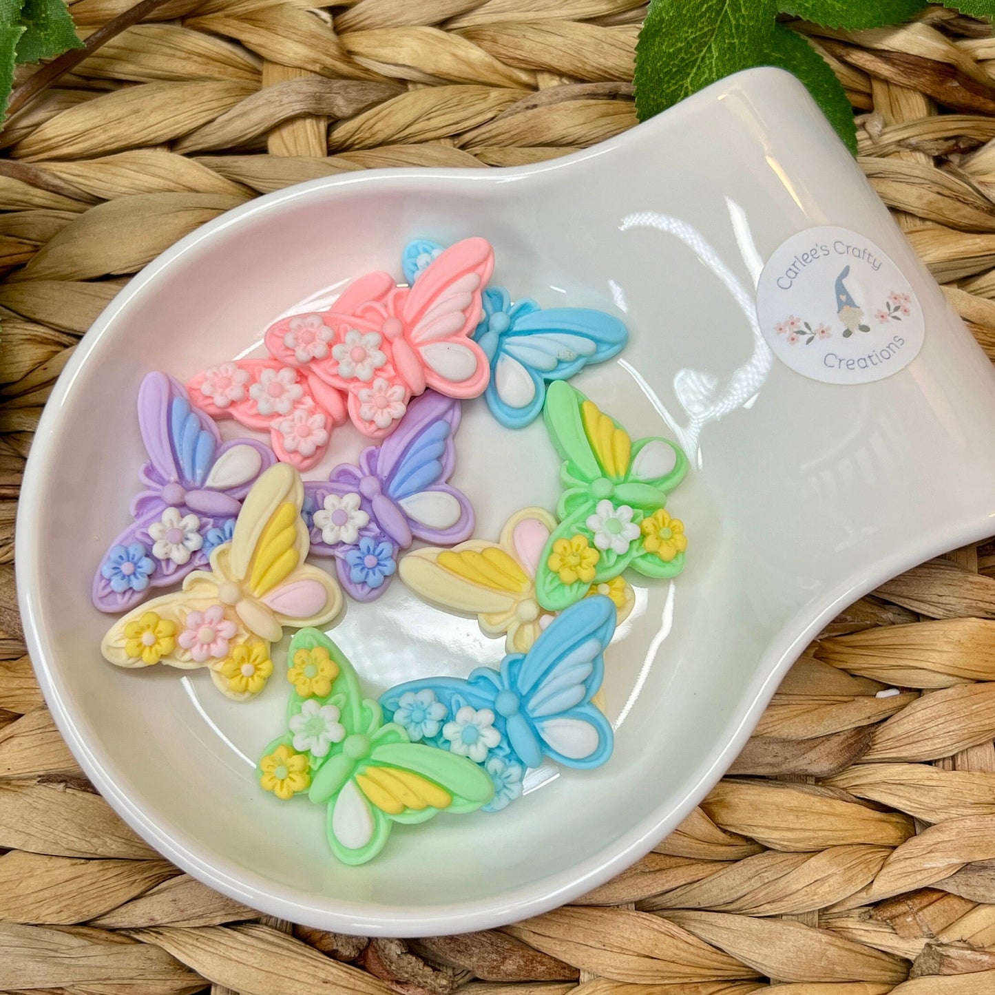 Butterfly Cabochons, Resin Flatback Embellishment, Slime Charms, Fake Bake Supplies, Cabochons, Spring, Summer, Butterfly, Cell Phone Charms