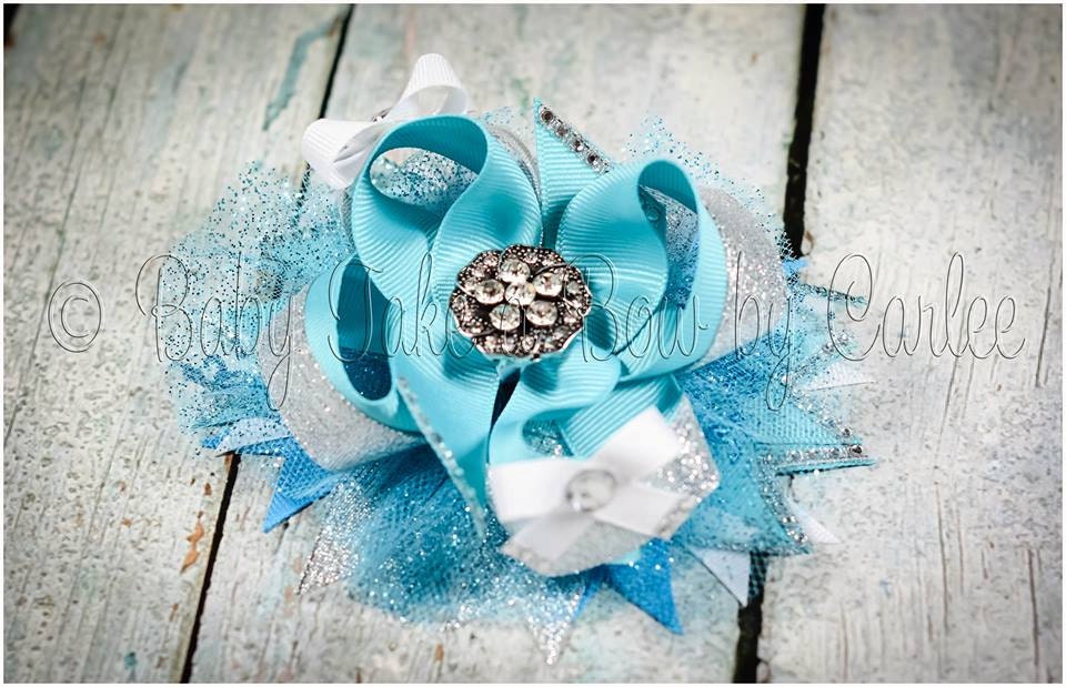 Frozen Bows ~  Elsa Inspired Bow or Headband